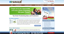 Desktop Screenshot of go-green-fundraising.com